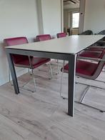 Leolux Cameleon eettafel 2.40 m. x 1.00 m., 200 cm of meer, 50 tot 100 cm, Design, Gebruikt