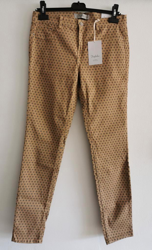 ZARA spijkerbroek met stippen mt. 40, Kleding | Dames, Spijkerbroeken en Jeans, Nieuw, W30 - W32 (confectie 38/40), Overige kleuren