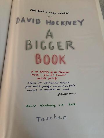 David Hockney -Sumo/Taschen boek beschikbaar voor biedingen