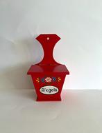 Vintage houten houder voor het bewaren van zegels, Ophalen of Verzenden