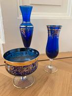 Italiaans blauw glas, Antiek en Kunst, Ophalen of Verzenden