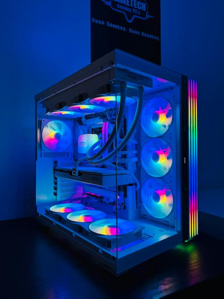 Game PC - RTX 5070 - Ryzen 7 9700X - 32GB DDR5 - M.2, Computers en Software, Desktop Pc's, Refurbished, 4 Ghz of meer, SSD, 32 GB