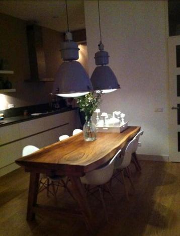 2 x hanglamp vintage EFC Industrielamp uit 1950 beschikbaar voor biedingen