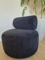 Design fauteuil, materiaal stof, kleur zwart, Ophalen, Zo goed als nieuw