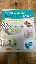 Leuke en gekke babybooties haken, Hobby en Vrije tijd, Breien en Haken, Patroon of Boek, Gebruikt, Ophalen of Verzenden, Haken