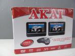 Akai lcd portable dvdspeler 8inch voor in auto met gamepad, Ophalen of Verzenden, Zo goed als nieuw