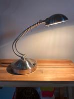 Design RVS bureaulamp - twee lichtsterkten, Huis en Inrichting, Lampen | Tafellampen, Gebruikt, Ophalen of Verzenden, Gispen, Metaal