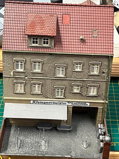 Pola HO  Anto Schulz Loodgieter's werkplaats, Hobby en Vrije tijd, Modeltreinen | H0, Zo goed als nieuw, Brug, Tunnel of Gebouw