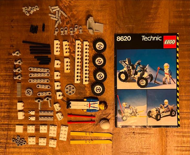 Lego Technic 8620 sneeuw scooter, Kinderen en Baby's, Speelgoed | Duplo en Lego, Gebruikt, Lego, Complete set, Ophalen of Verzenden