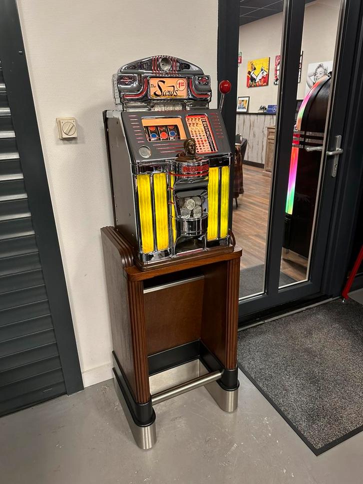 Unieke en zeldzame eenarmige bandiet Sands Jennings Buckaroo, Verzamelen, Automaten | Gokkasten en Fruitautomaten, Zo goed als nieuw