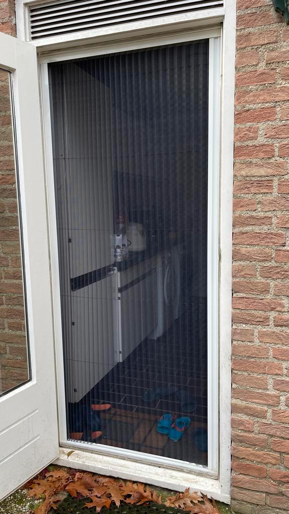 Hordeur - Plissehor Bruynzeel 700 serie, Doe-het-zelf en Verbouw, Deuren en Horren, Gebruikt, Hordeur, Minder dan 200 cm, 80 tot 100 cm