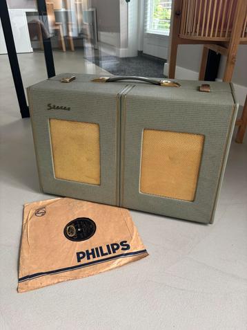 Philips AG9133 vintage platenspeler koffermodel beschikbaar voor biedingen