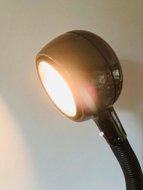 Vintage 70s design Vloerlamp Cobra Fagerhults zwart, Huis en Inrichting, Lampen | Vloerlampen, Gebruikt, 150 tot 200 cm, Kunststof