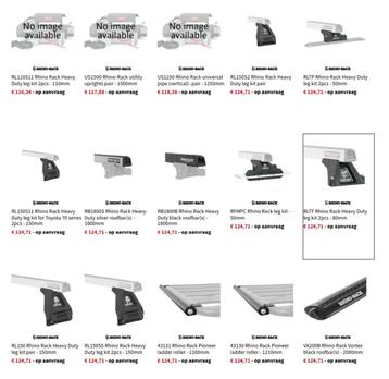 Rhino Rack Producten Roof rack Reserve onderdelen Spare Part beschikbaar voor biedingen
