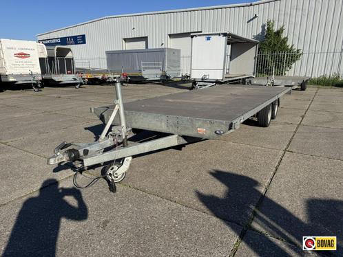 Bij Impex Eduard multi plateau afm 600x220 cm 3500 kg uitv, Auto diversen, Aanhangers en Bagagewagens, Gebruikt