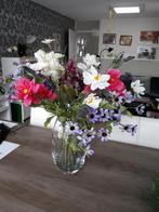 Boeket kunstbloemen met krosno vaas, Ophalen of Verzenden
