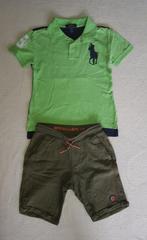 Jongens sweat short van de WE army green maat 128., Broek, Verzenden, Zo goed als nieuw, Jongen