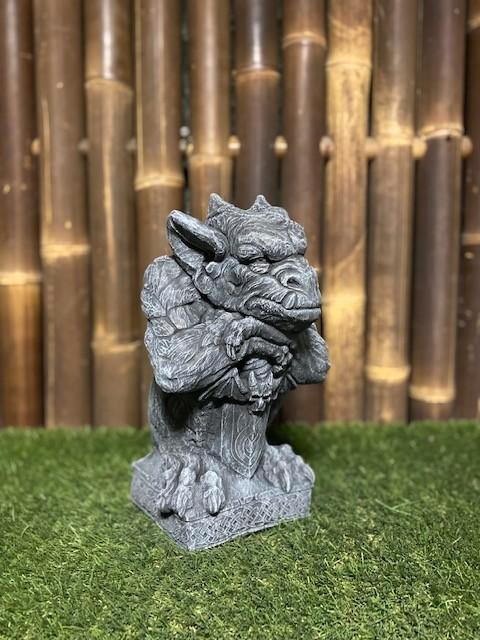 Gargoyle, Tuin en Terras, Tuinbeelden, Nieuw, Overige typen, Beton, Ophalen