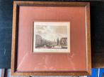 2 prenten van het Rapenburg te Leiden, 1807, Antiek en Kunst, Ophalen of Verzenden