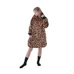 Cheetah - hoodie roze 60 x 90 cm - hoodie deken - tieners, Ophalen of Verzenden, Nieuw, Overige maten, Overige kleuren