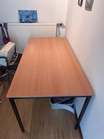 bureautafel met mooi blad van 2 cm dik
