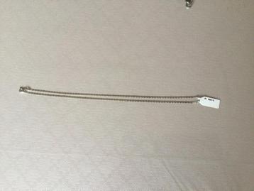 Zilver ketting 925, 44 cm nieuw  beschikbaar voor biedingen