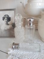 3 Oude brocante parfumflesjes, Ophalen of Verzenden