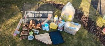 Ferplast hamster kooi met heel veel toebehoren beschikbaar voor biedingen