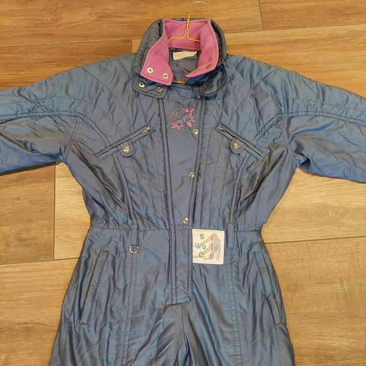 Vintage / retro 90s fout skipak maat L / 42 merk Sergio T., Kleding | Heren, Wintersportkleding, Gedragen, Pak, Maat 52/54 (L)