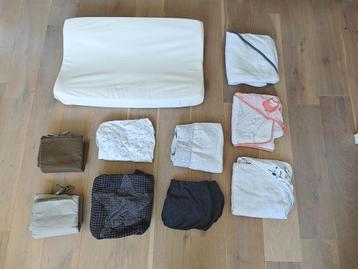 Pakket Aankleedkussen+Hoezen Potje/Verkleiner Verschoonmatje beschikbaar voor biedingen
