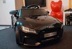 Audi TT RS Kinderauto - Zwart - 12V - Afstandsbediening, Kinderen en Baby's, Speelgoed | Buiten | Accuvoertuigen, Ophalen, Zo goed als nieuw