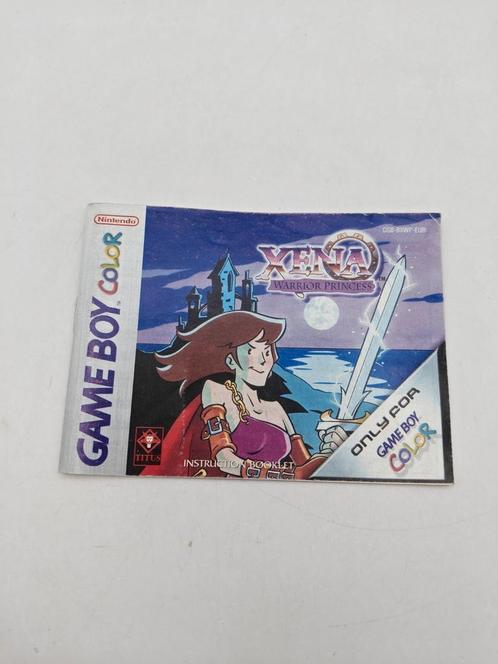 Xena Princess Warrior Gameboy handleiding, Spelcomputers en Games, Games | Nintendo Game Boy, Zo goed als nieuw, 1 speler, Vanaf 3 jaar