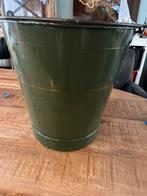 Groene emaille emmer, Ophalen of Verzenden