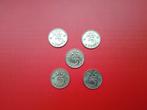 5x 5 cent (stuivers) 1948 met Koningin Wilhelmina, Ophalen of Verzenden, Koningin Wilhelmina, 5 cent, Losse munt