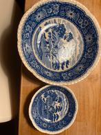 Vintage Blauw Wit Aardewerk Schalen Set, Antiek en Kunst, Antiek | Keramiek en Aardewerk, Ophalen of Verzenden