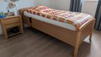 bed en lattenbodem, Huis en Inrichting, Slaapkamer | Matrassen en Bedbodems, Ophalen, Gebruikt, 90 cm, Eenpersoons