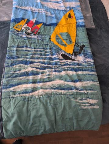 Vintage Slaapzak met Surfer - Inclusief Vacuüm Zak beschikbaar voor biedingen
