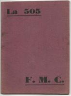 FMC France Motor Cycles La 505 entretien notice 1932 (7466z), Motoren, Ophalen of Verzenden, Overige merken
