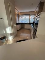 Complete mat witte siematic keuken in U opstelling, Gebruikt, U-keuken, Wit, Ophalen of Verzenden