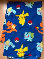 Pokemon Dekbedovertrek + Kussensloop 130x180, Gebruikt, Eenpersoons, Blauw, Dekbedovertrek