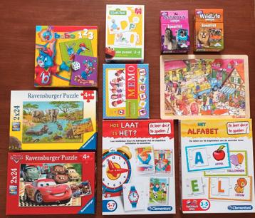 Puzzel-, leer- en spelletjespakket, 20-delig beschikbaar voor biedingen