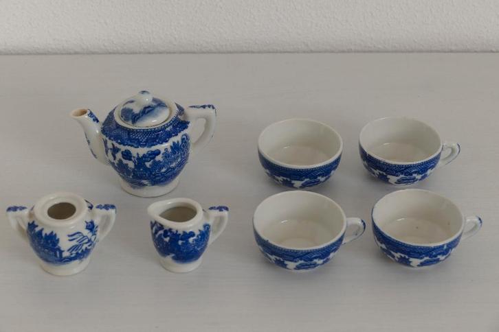 Kinder theeservies, vintage, Antiek en Kunst, Curiosa en Brocante, Ophalen of Verzenden