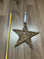 Gouden decoratie ster kerstster hanger, Diversen, Ophalen of Verzenden, Zo goed als nieuw