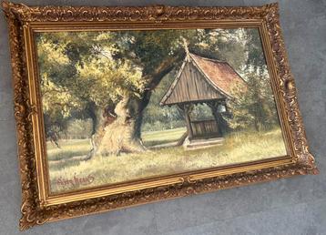 Kunstwerk van de oudste eik van ons land. beschikbaar voor biedingen