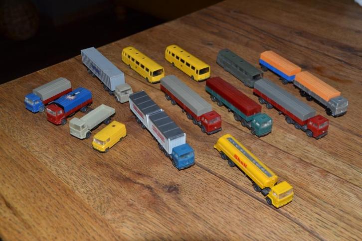 Wiking modelauto's tbv N-spoor z.g.a.n., Hobby en Vrije tijd, Modeltreinen | N-Spoor, Zo goed als nieuw, Overige typen, Ophalen of Verzenden