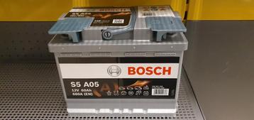 Bosch 60ah AGM Start-Stop accu S5A05 Nieuw beschikbaar voor biedingen