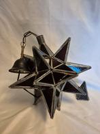 Antieke glazen Marokkaanse sterlamp, Ophalen of Verzenden