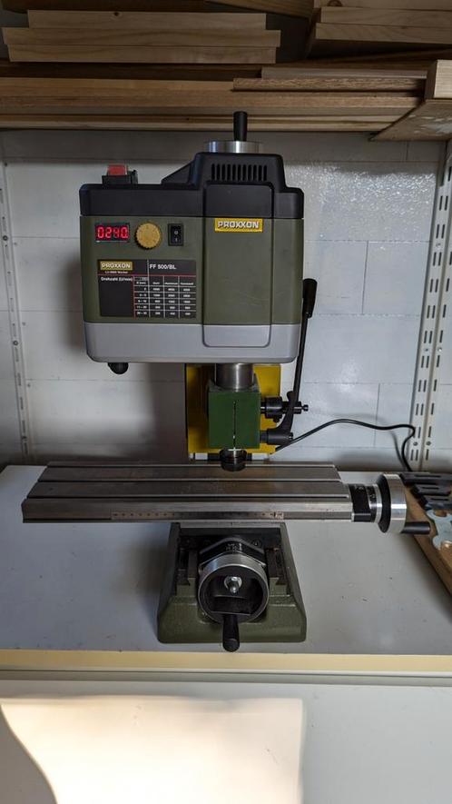 Proxxon FF500/BL fijnfrees, Doe-het-zelf en Verbouw, Gereedschap | Freesmachines, Zo goed als nieuw, Elektrisch, Overige soorten