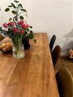 Solid oak dining table, Gebruikt, Rechthoekig, Ophalen of Verzenden, Vijf personen of meer