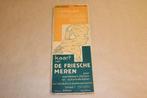 Kaart van de Friesche Meren - Uitg. Kompas 1935, Boeken, Gelezen, Ophalen of Verzenden, Landkaart, 1800 tot 2000